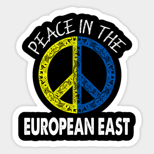 Ukrainian Peace In The European East Sticker